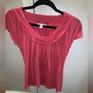 Pink Petite Small Banana Republic Blouse